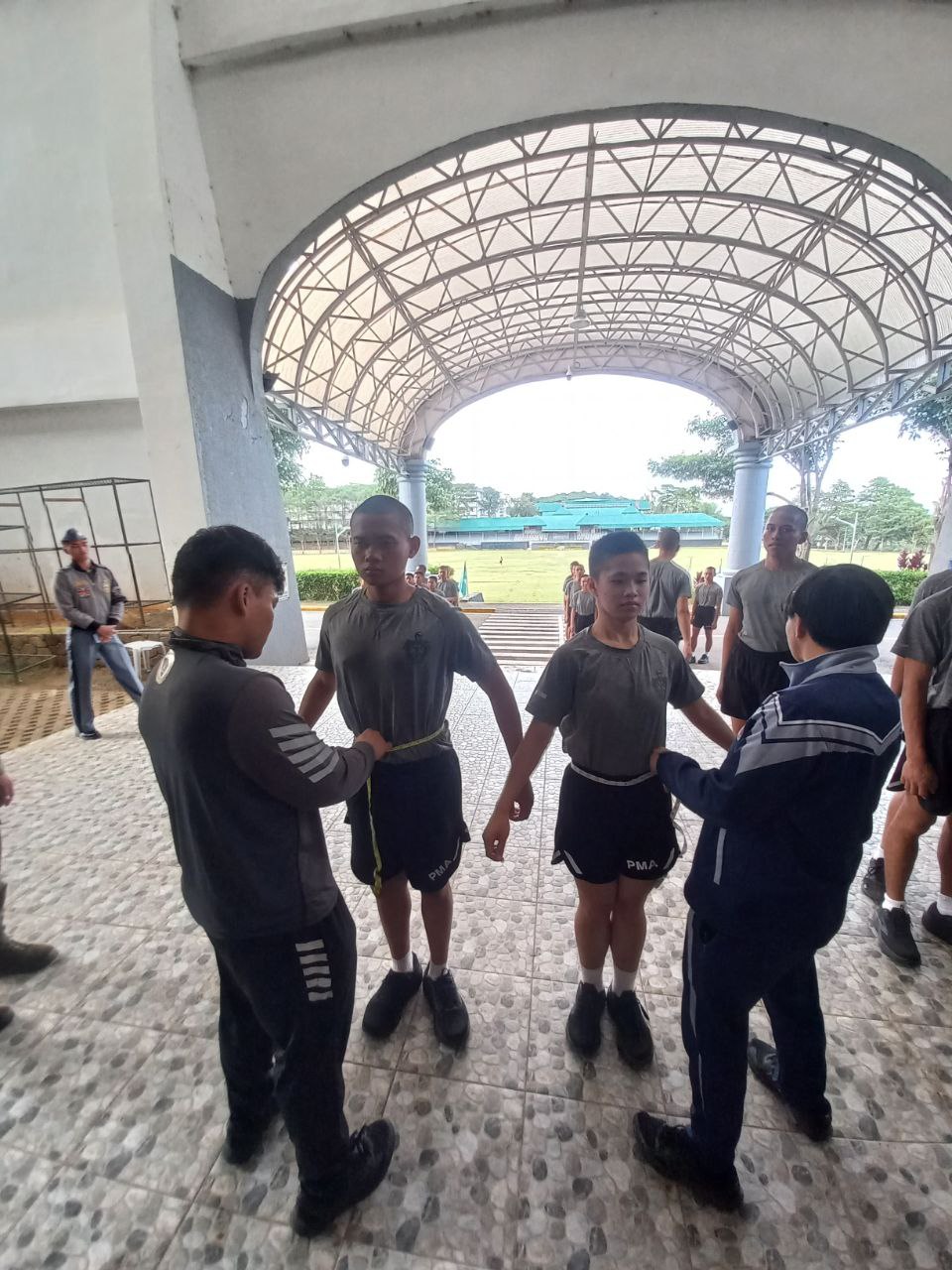 Cadets under evaluation