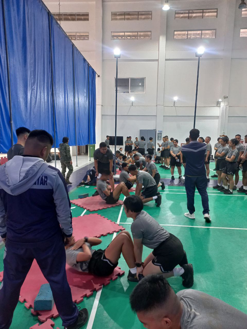 Cadets under evaluation