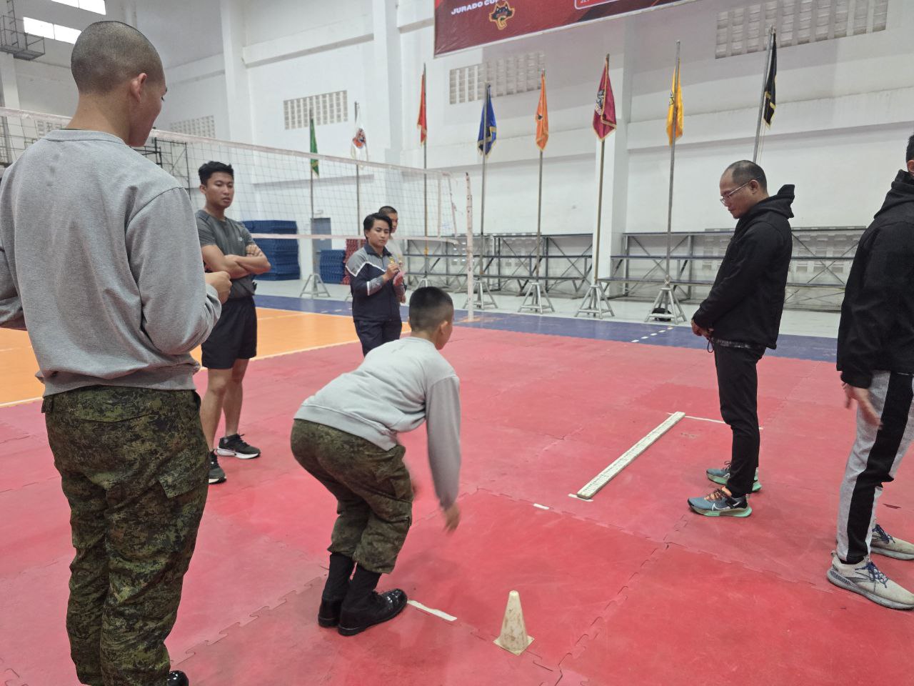 Cadets under evaluation