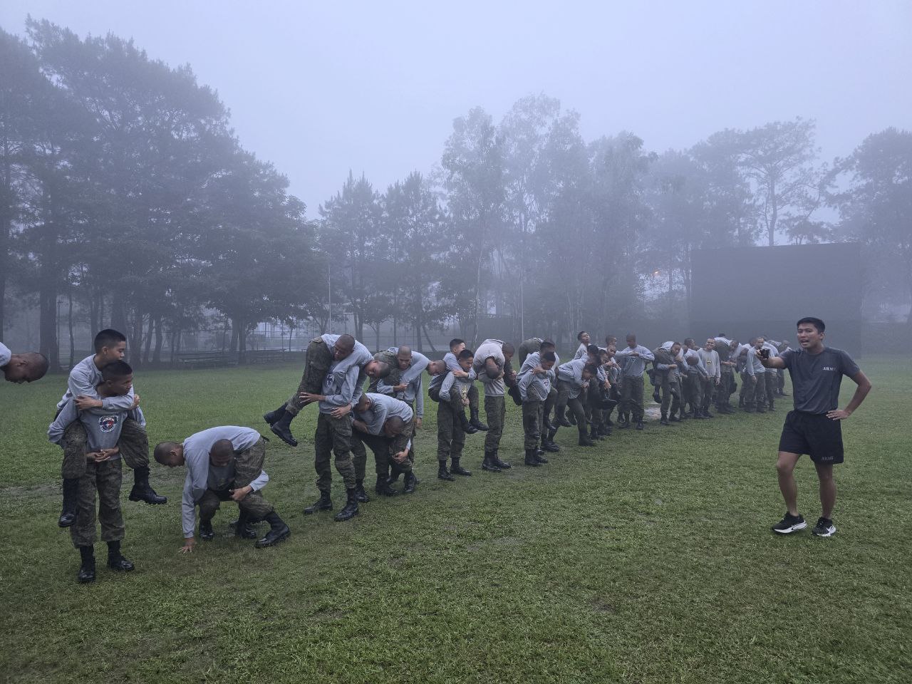 Cadets under evaluation