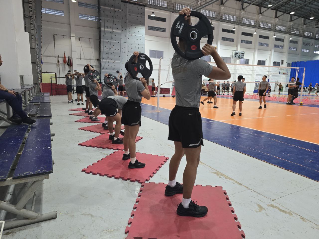 Cadets under evaluation