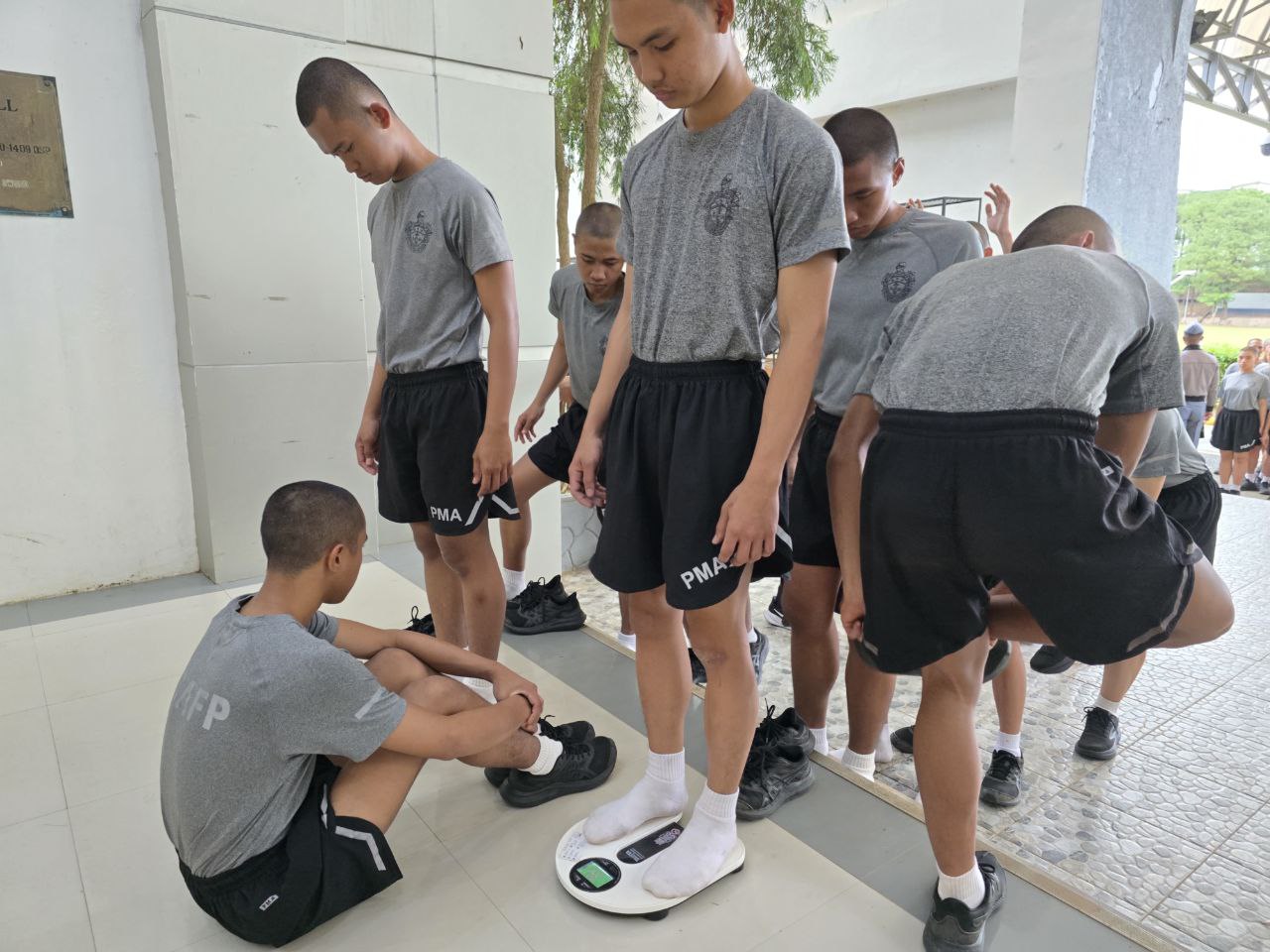 Cadets under evaluation
