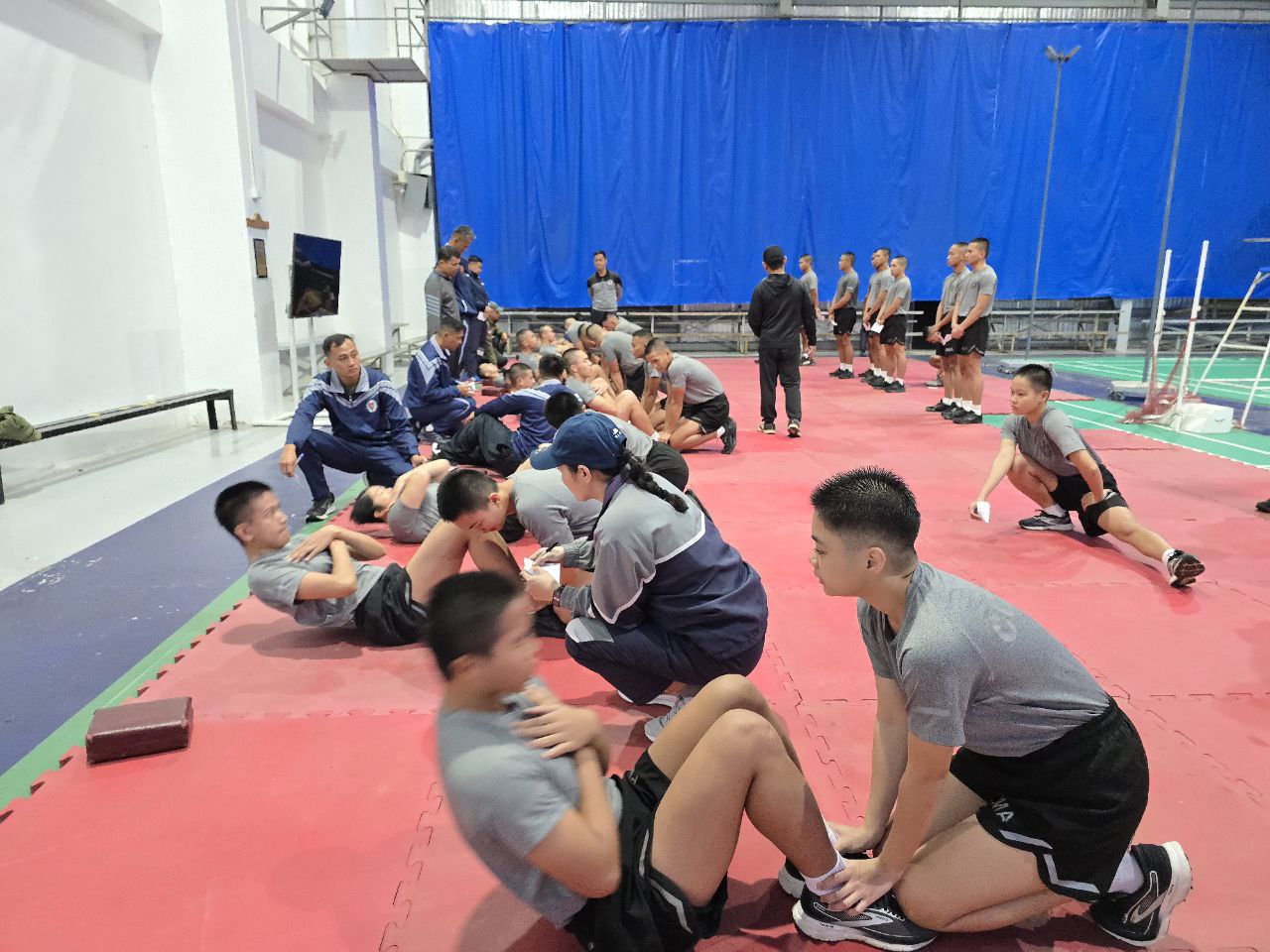 Cadets under evaluation