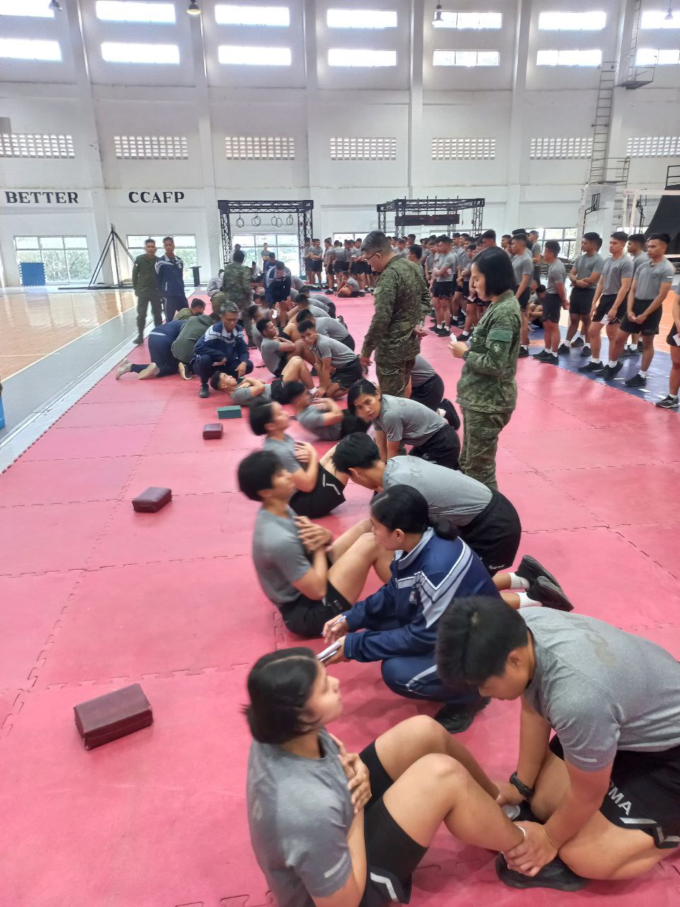 Cadets under evaluation