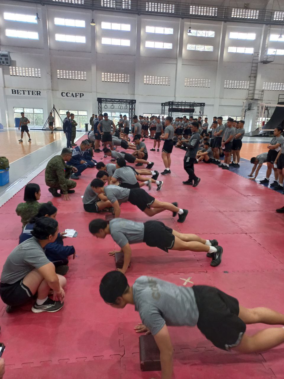 Cadets under evaluation